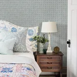 Chesapeake Button Block - Blue Wallpaper | Buy Online Chesapeake Button Block wallpaper, color Blue, SKU 3125-72305