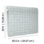 Chesapeake Button Block - Blue Wallpaper | Buy Online Chesapeake Button Block wallpaper, color Blue, SKU 3125-72305