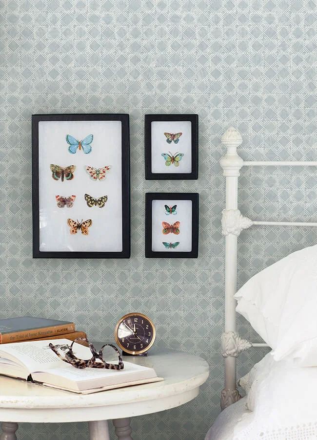 Chesapeake Button Block - Blue Wallpaper | Buy Online Chesapeake Button Block wallpaper, color Blue, SKU 3125-72305