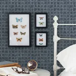 Chesapeake Button Block wallpaper, color Navy, SKU 3125-72306