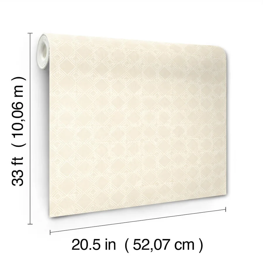 Chesapeake Button Block - Taupe Wallpaper | Buy Online Chesapeake Button Block wallpaper, color Taupe, SKU 3125-72307