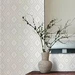 Chesapeake Camp Blanket wallpaper, color Cream, SKU 4142-72661