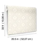 Chesapeake Camp Blanket wallpaper, color Cream, SKU 4142-72661