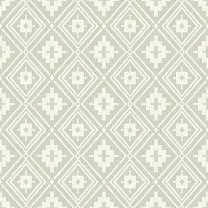 Chesapeake Camp Blanket wallpaper, color Silver, SKU 4142-72659