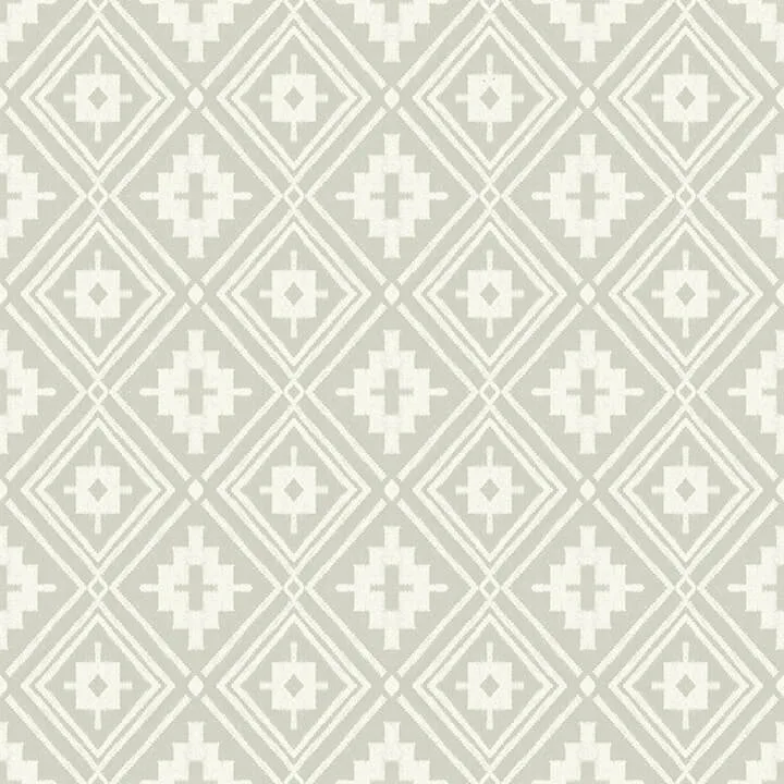Chesapeake Camp Blanket wallpaper, color Silver, SKU 4142-72659