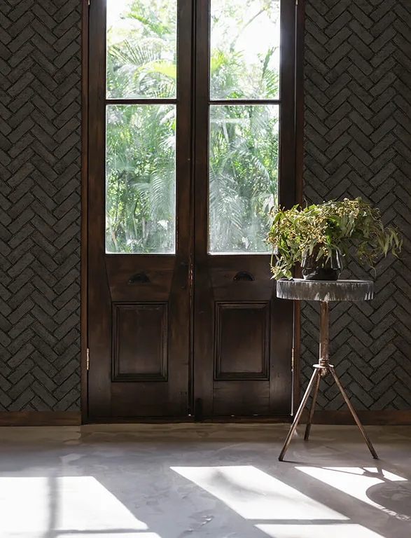 Chesapeake Canelle wallpaper, color Black, SKU 4134-72533
