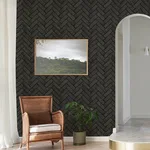 Chesapeake Canelle wallpaper, color Black, SKU 4134-72533