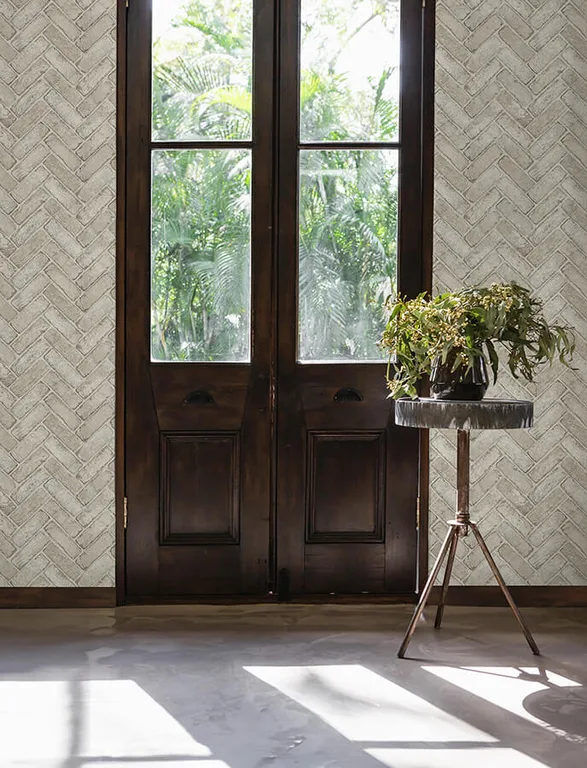 Chesapeake Canelle wallpaper, color Taupe, SKU 4134-72534