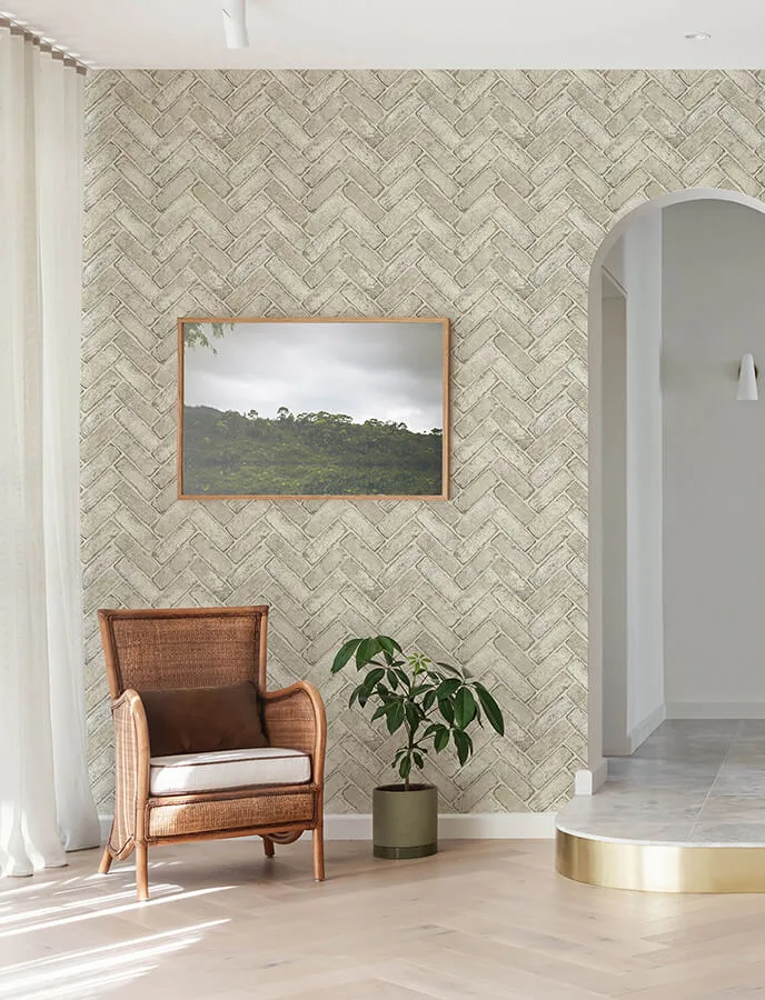 Chesapeake Canelle - Taupe Wallpaper | Buy Online Chesapeake Canelle wallpaper, color Taupe, SKU 4134-72534