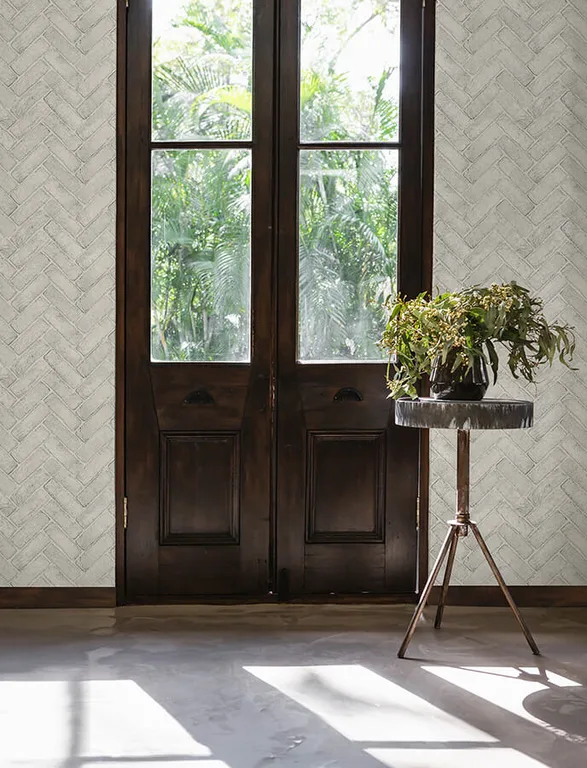Chesapeake Canelle wallpaper, color White, SKU 4134-72532