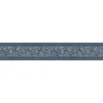 Chesapeake Carved Floral Border wallpaper, color Blue, SKU 4148-14502