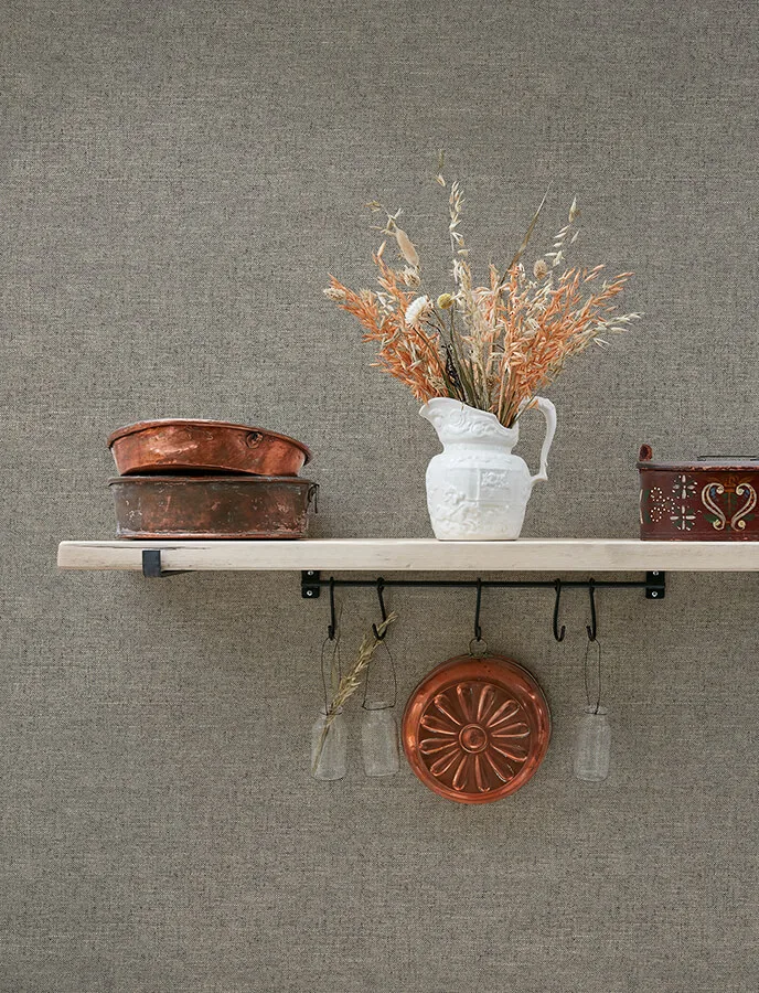 Chesapeake Chambray wallpaper, color Grey, SKU 4134-72556