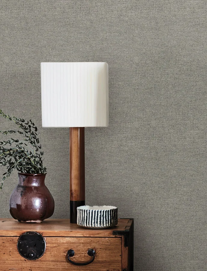 Chesapeake Chambray - Grey Wallpaper | Buy Online Chesapeake Chambray wallpaper, color Grey, SKU 4134-72556