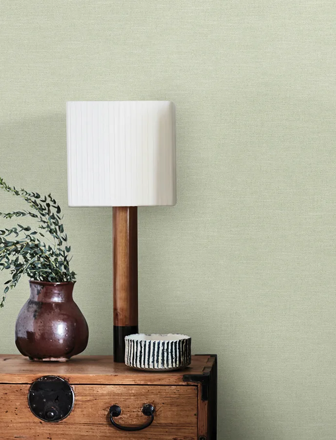 Chesapeake Chambray - Sage Wallpaper | Buy Online Chesapeake Chambray wallpaper, color Sage, SKU 4134-72557