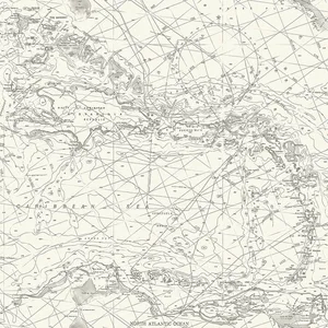 Chesapeake Charts wallpaper, color Black, SKU 4071-71055