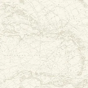 Chesapeake Charts wallpaper, color Taupe, SKU 4071-71057