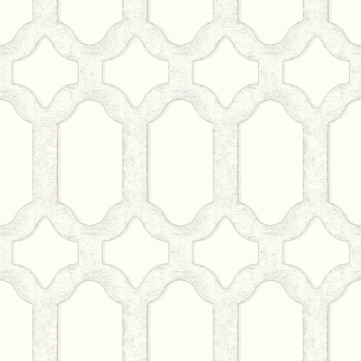 Chesapeake Chervil wallpaper, color White, SKU 4134-72542