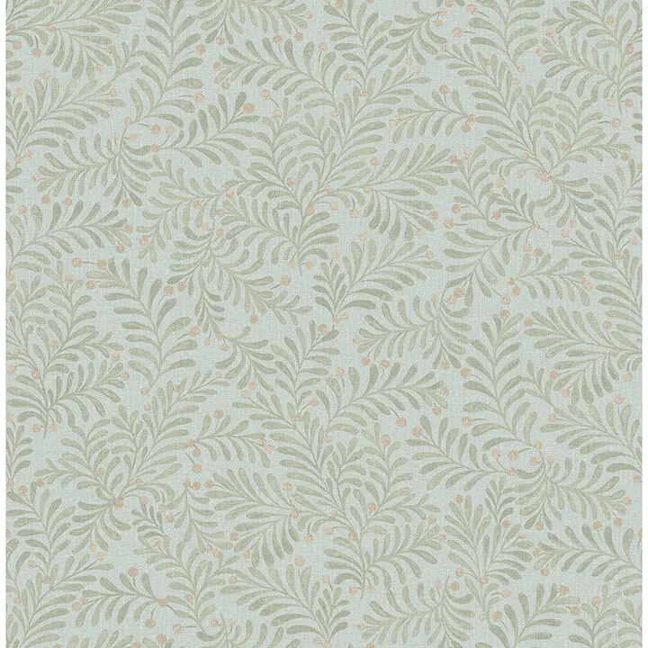 Chesapeake Chrysantha wallpaper, color Aqua, SKU 4148-27446