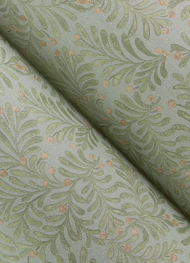 Chesapeake Chrysantha wallpaper, color Aqua, SKU 4148-27446