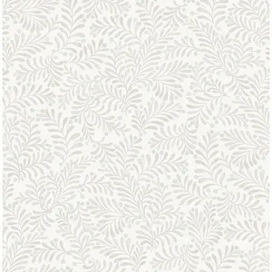 Chesapeake Chrysantha wallpaper, color Light Grey, SKU 4148-27445