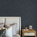 Chesapeake Chrysantha - Navy Wallpaper | Buy Online Chesapeake Chrysantha wallpaper, color Navy, SKU 4148-27443