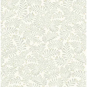 Chesapeake Chrysantha wallpaper, color Sage, SKU 4148-27444