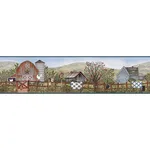 Chesapeake Clarksville wallpaper, color Blue, SKU 3119-13572B
