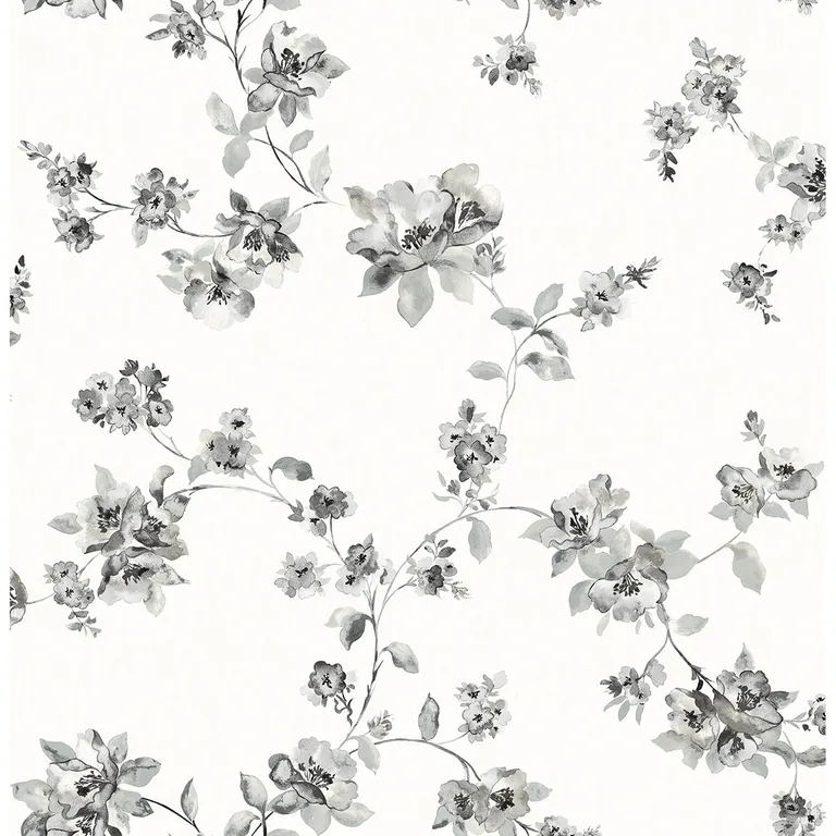 Chesapeake Cyrus wallpaper, color Charcoal, SKU 3123-24482