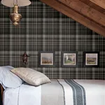 Chesapeake Dutton Plaid - Charcoal Wallpaper | Buy Online Chesapeake Dutton Plaid wallpaper, color Charcoal, SKU 4142-72632