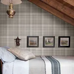 Chesapeake Dutton Plaid - Grey Wallpaper | Buy Online Chesapeake Dutton Plaid wallpaper, color Grey, SKU 4142-72634