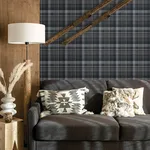 Chesapeake Dutton Plaid - Indigo Wallpaper | Buy Online Chesapeake Dutton Plaid wallpaper, color Indigo, SKU 4142-72635