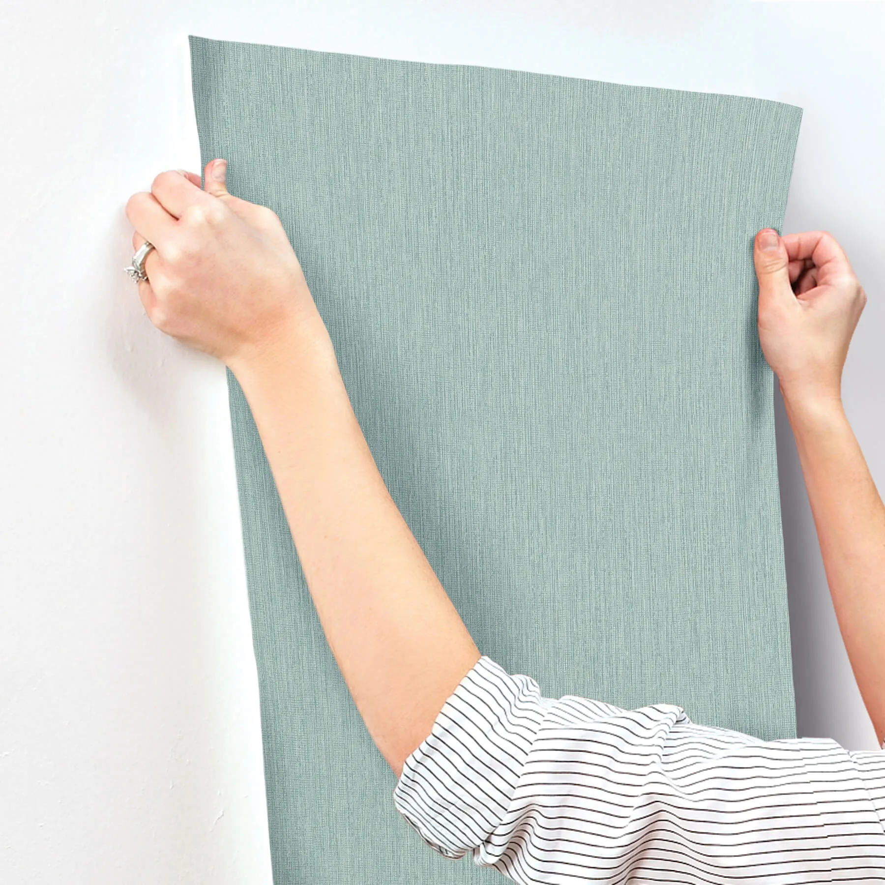 Chesapeake Elijah wallpaper, color Aqua, SKU 4191-83008