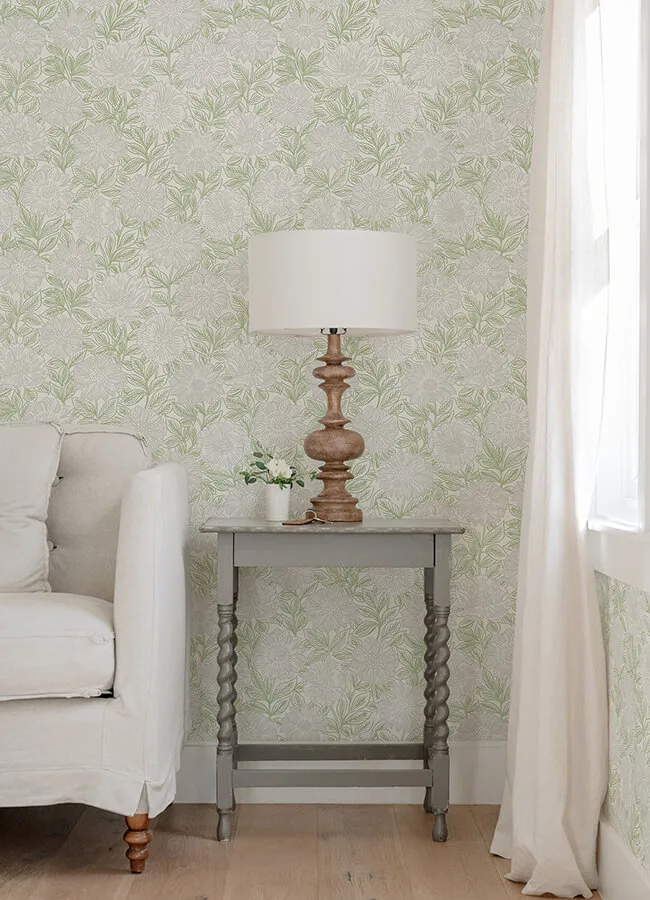 Chesapeake Faustin - Green Wallpaper | Buy Online Chesapeake Faustin wallpaper, color Green, SKU 4072-70044