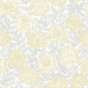 Chesapeake Faustin wallpaper, color Yellow, SKU 4072-70048