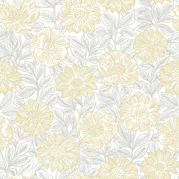 Chesapeake Faustin wallpaper, color Yellow, SKU 4072-70048