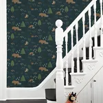Chesapeake Finola wallpaper, color Dark Blue, SKU 4060-139248