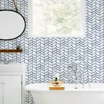 Chesapeake Fletching wallpaper, color Navy, SKU 3124-13923