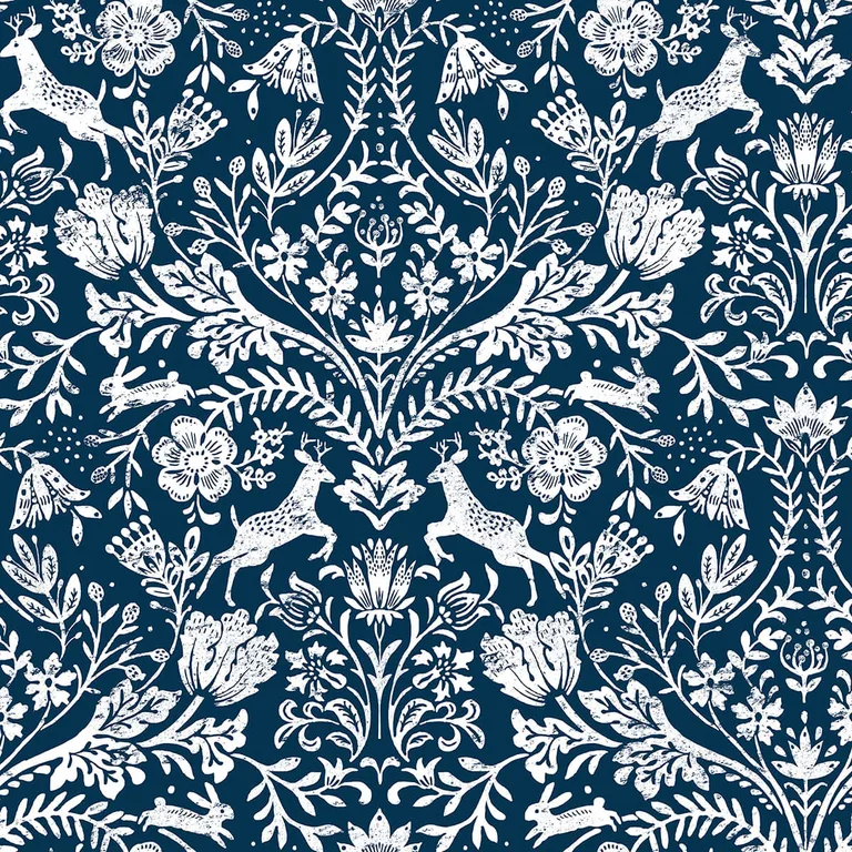 Chesapeake Forest Dance wallpaper, color Navy, SKU 3124-13883