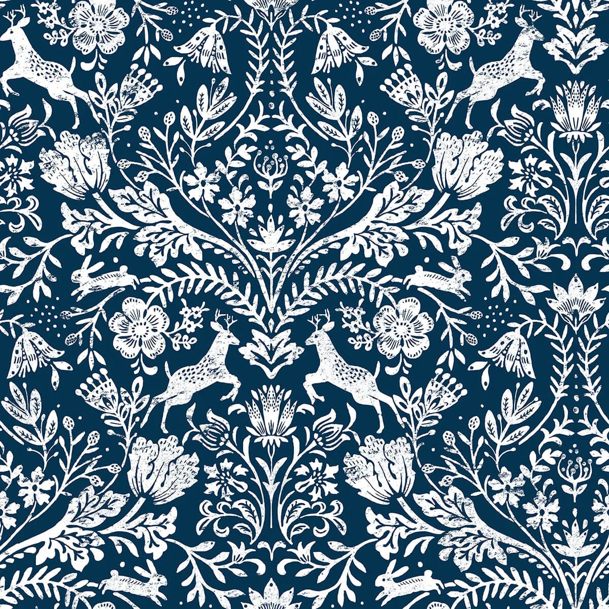 Chesapeake Forest Dance wallpaper, color Navy, SKU 3124-13883