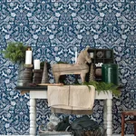 Chesapeake Forest Dance - Navy Wallpaper | Buy Online Chesapeake Forest Dance wallpaper, color Navy, SKU 3124-13883