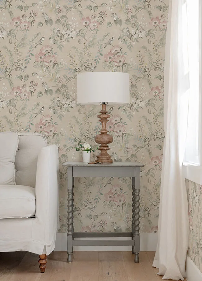 Chesapeake Frederique - Blush Wallpaper | Buy Online Chesapeake Frederique wallpaper, color Blush, SKU 4072-70003