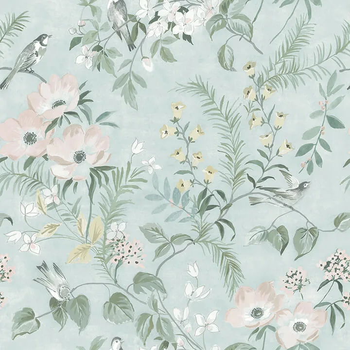 Chesapeake Frederique wallpaper, color Mint, SKU 4072-70005