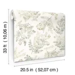 Chesapeake Frith wallpaper, color Green, SKU 4169-83105