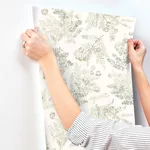 Chesapeake Frith wallpaper, color Green, SKU 4169-83105
