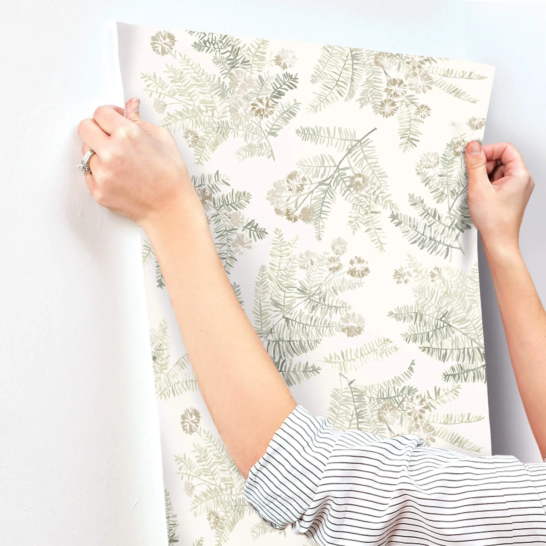 Chesapeake Frith wallpaper, color Green, SKU 4169-83105