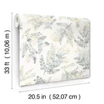 Chesapeake Frith wallpaper, color Sea Green, SKU 4169-83106