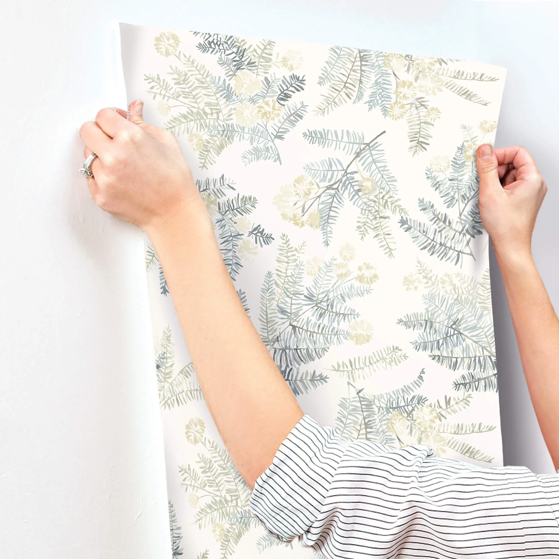 Chesapeake Frith wallpaper, color Sea Green, SKU 4169-83106