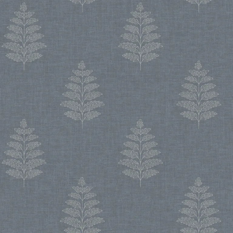 Chesapeake Frond wallpaper, color Denim, SKU 4169-83127
