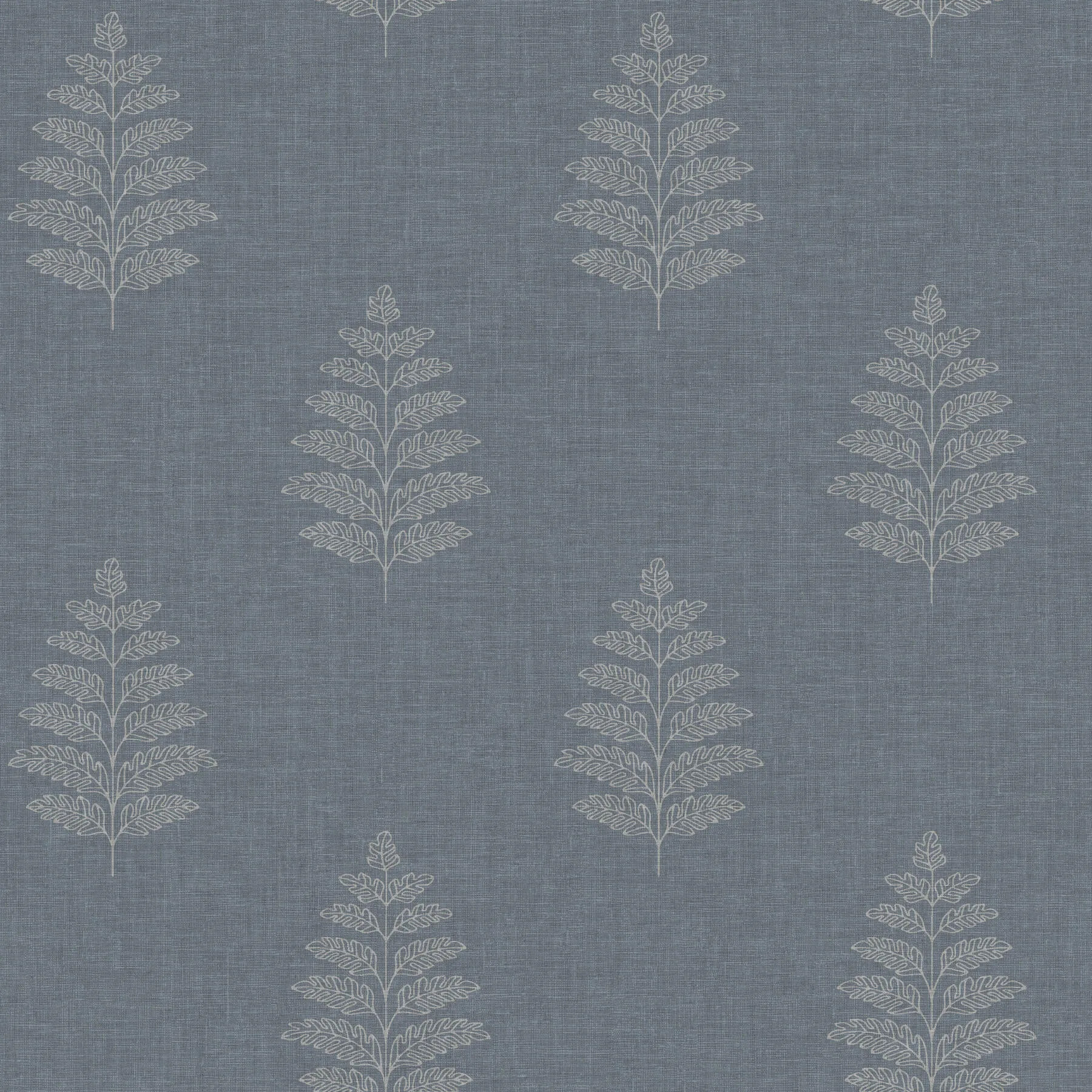 Chesapeake Frond wallpaper, color Denim, SKU 4169-83127