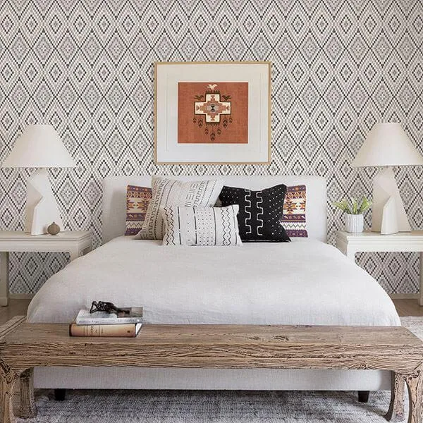 Chesapeake Ganado wallpaper, color Dark Brown, SKU 3118-12714